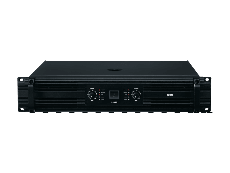 CA series amplifier, front panel